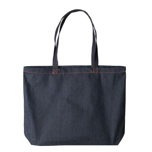 Canvas Shopper Groot | Denim - Afbeelding 2